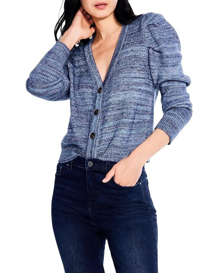 

Свитер NIC+ZOE Harvest Cardigan, цвет Blue Multi