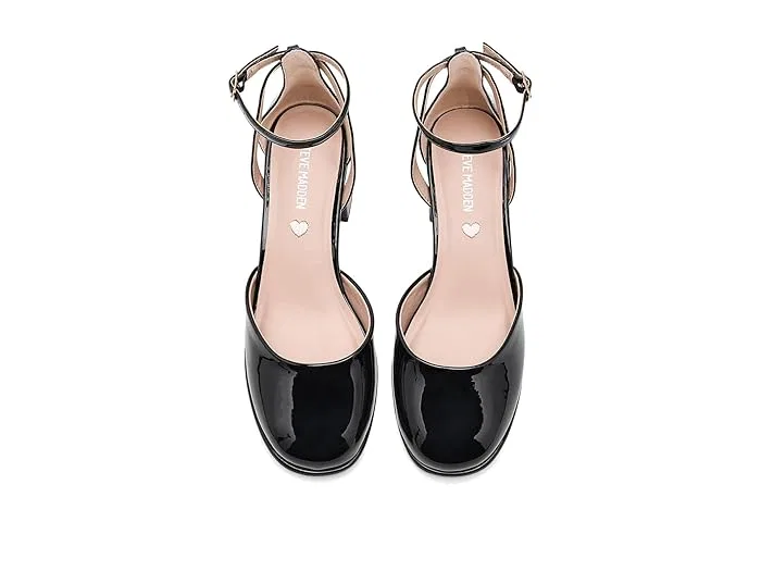 Туфли на каблуке Elinor Steve Madden Kids, Black Patent — фото 3