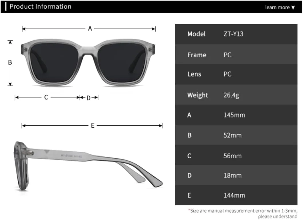 

Солнцезащитные очки с защитой UV400 | Круглая легкая оправа, цветные линзы | Для женщин и мужчин, для занятий спортом на открытом воздухе и вождения DSVIGF, Ginger
