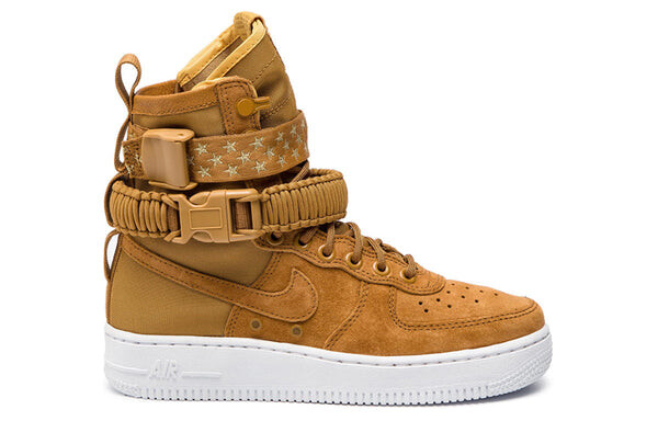 Кроссовки sf air force 1 высокие Nike, белый — фото 2