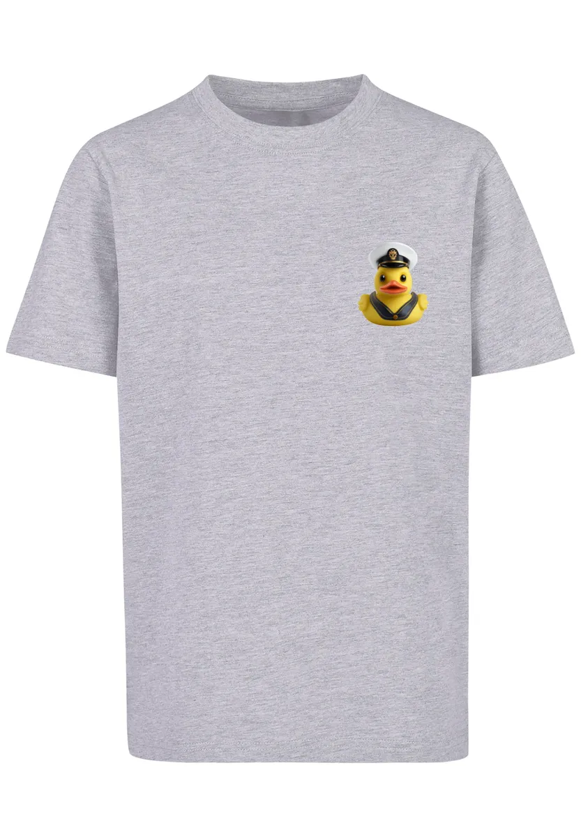 

F4NT4STIC Футболка "Rubber Duck Captain TEE UNISEX", принт, серый