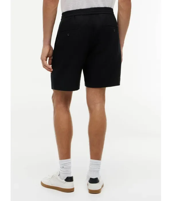 Льняные шорты DOVER regular fit Tommy Hilfiger, черный — фото 3