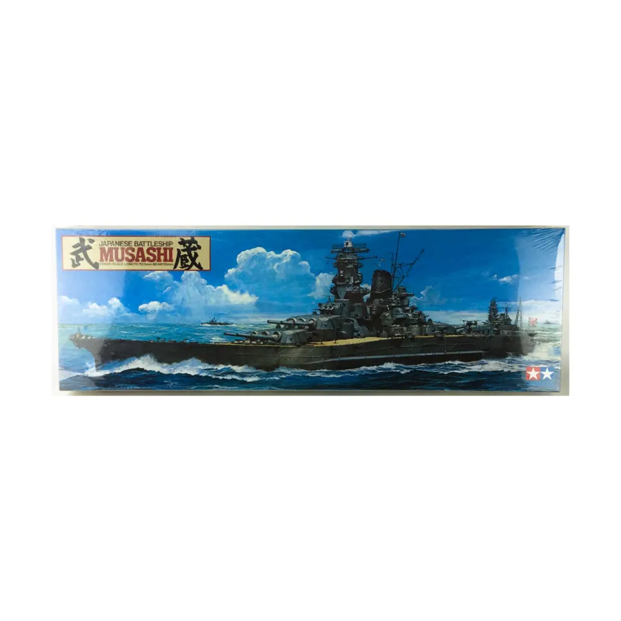 

Японский линкор Мусаси (японское издание), WWII Ship Models (1:350) (Tamiya)