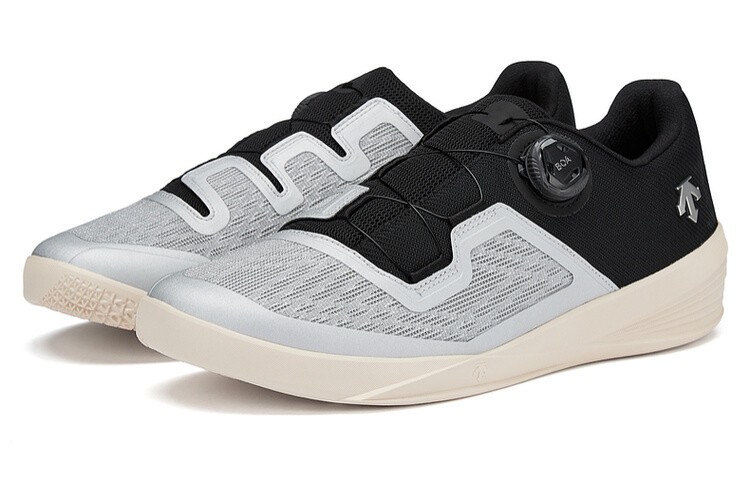 Кроссовки DESCENTE RUNNING Training Shoes Men Low-top Gray, светло-серый — фото 3