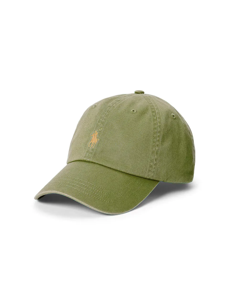 

Мужская кепка из хлопка с вышитой лошадью Polo Ralph Lauren, цвет Verde Musgo