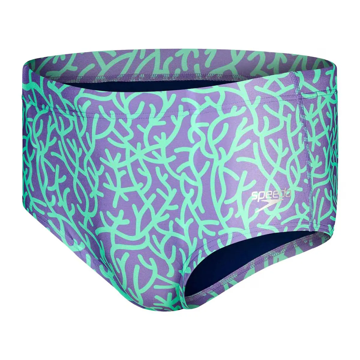 

Мужские плавки для плавания 17см Club Training Allover Digital Brief Speedo, фиолетовый