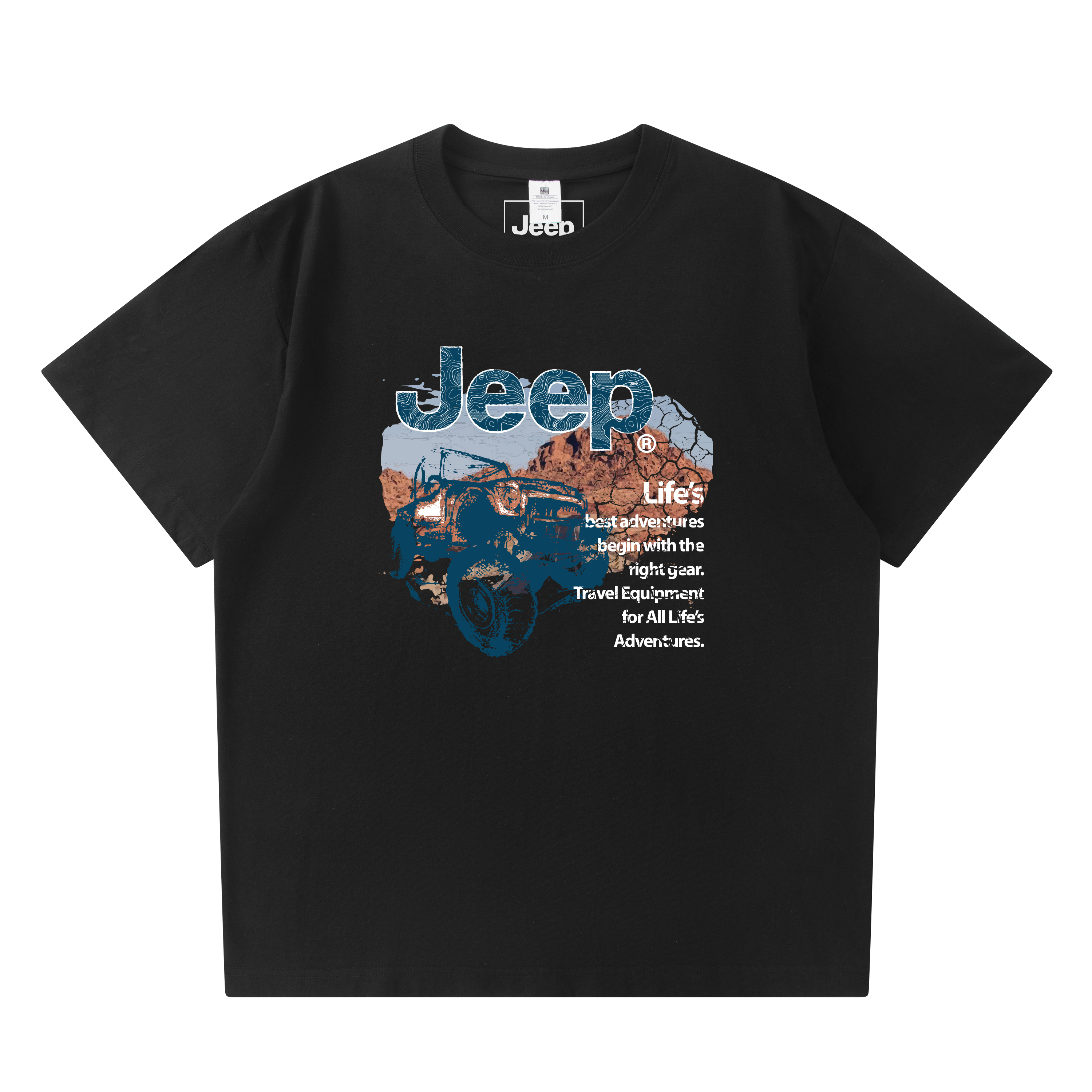 

Футболка унисекс из коллекции Outdoor Casual Jeep, темно-синий