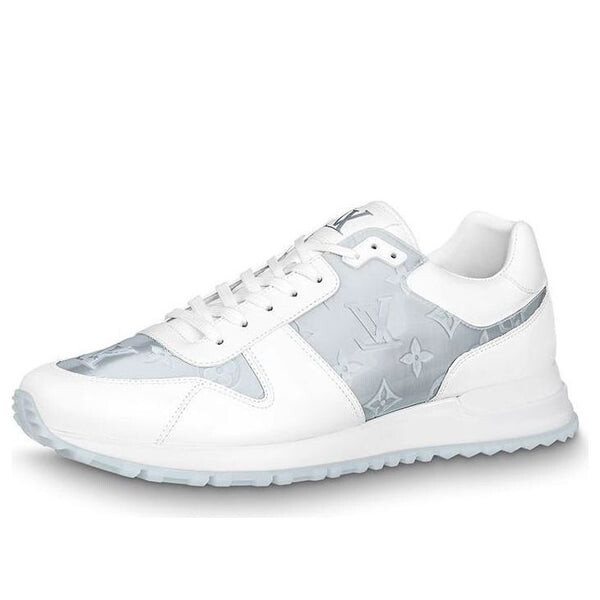 

Кроссовки run away sneakers 'white with grey monogram' Louis Vuitton, белый