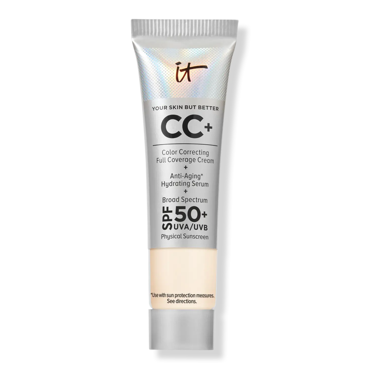 

Мини-CC+ крем с SPF 50+ IT Cosmetics, Fair (fair warm with olive undertones)