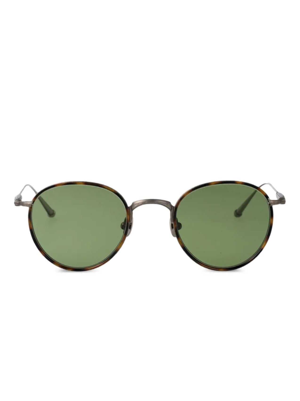 

Matsuda round-frame солнцезащитные очки, коричневый