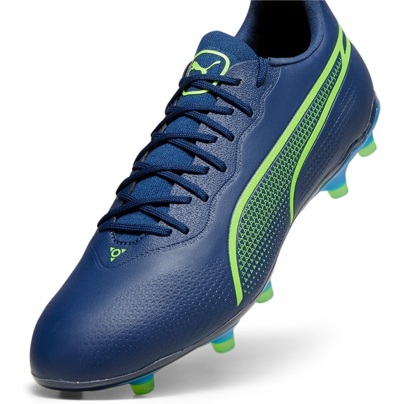 Футбольные бутсы для газона King Pro FG/AG Puma, синий — фото 4