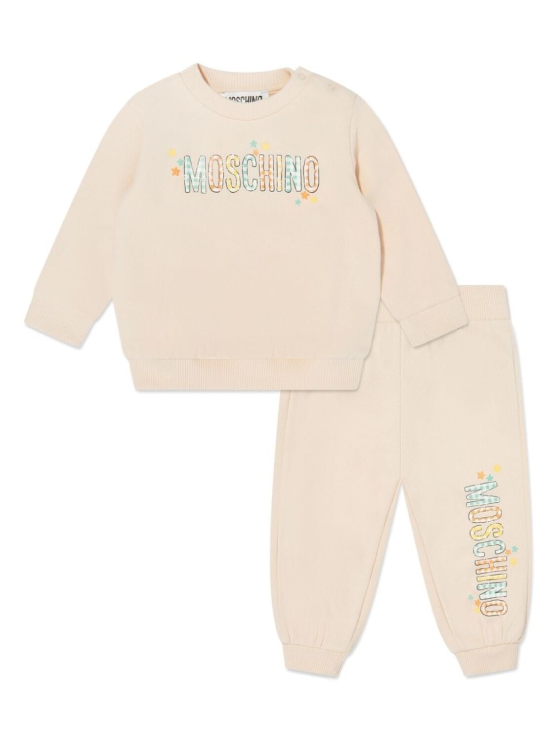 

Спортивный костюм с логотипом Moschino Kids, нейтральный цвет