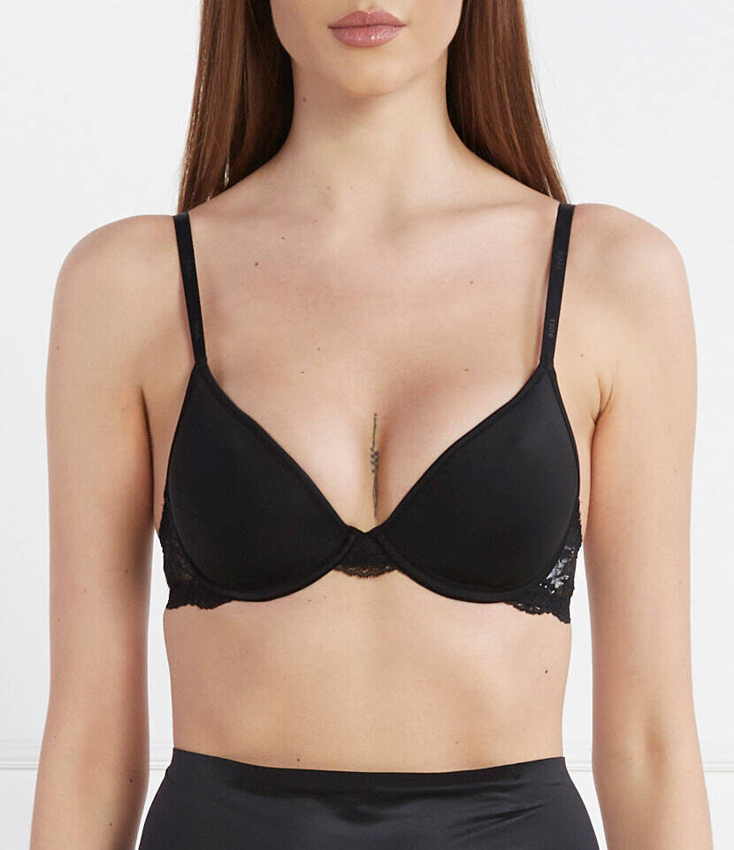 

Бюстгальтер BOSS BLACK UNDERWIRE LACE, черный