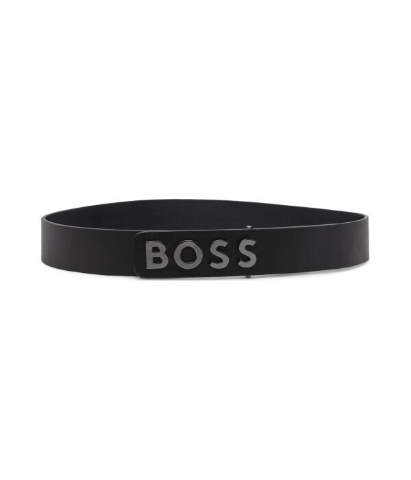 

Ремень кожаный Boss Sz35, черный
