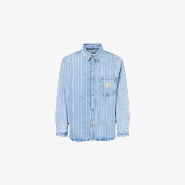 

Джинсовая рубашка Rylan с логотипом-нашивкой Carhartt Wip, синий