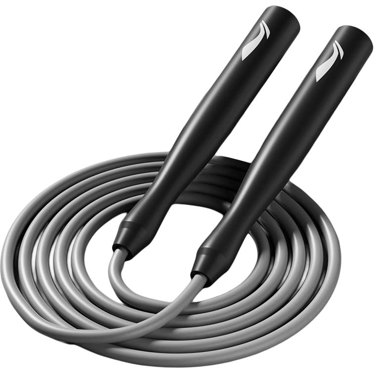 

LINING Скакалка для аэробного жиросжигания унисекс pvc трос abs контроллер 2,8 м black