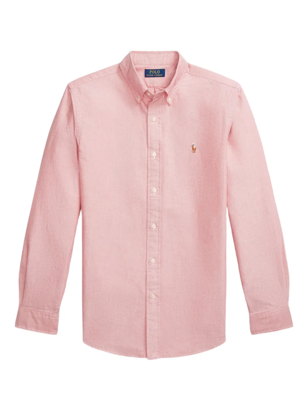 

Рубашка с вышитым логотипом POLO RALPH LAUREN, розовый