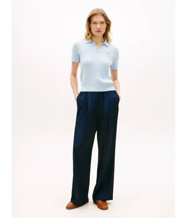 Брюки loose fit Tommy Hilfiger, темно-синий — фото 2