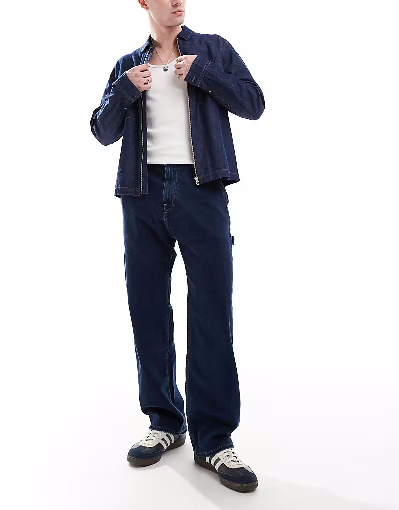 

Мешковатые джинсы Hollister Carpenter из темного денима