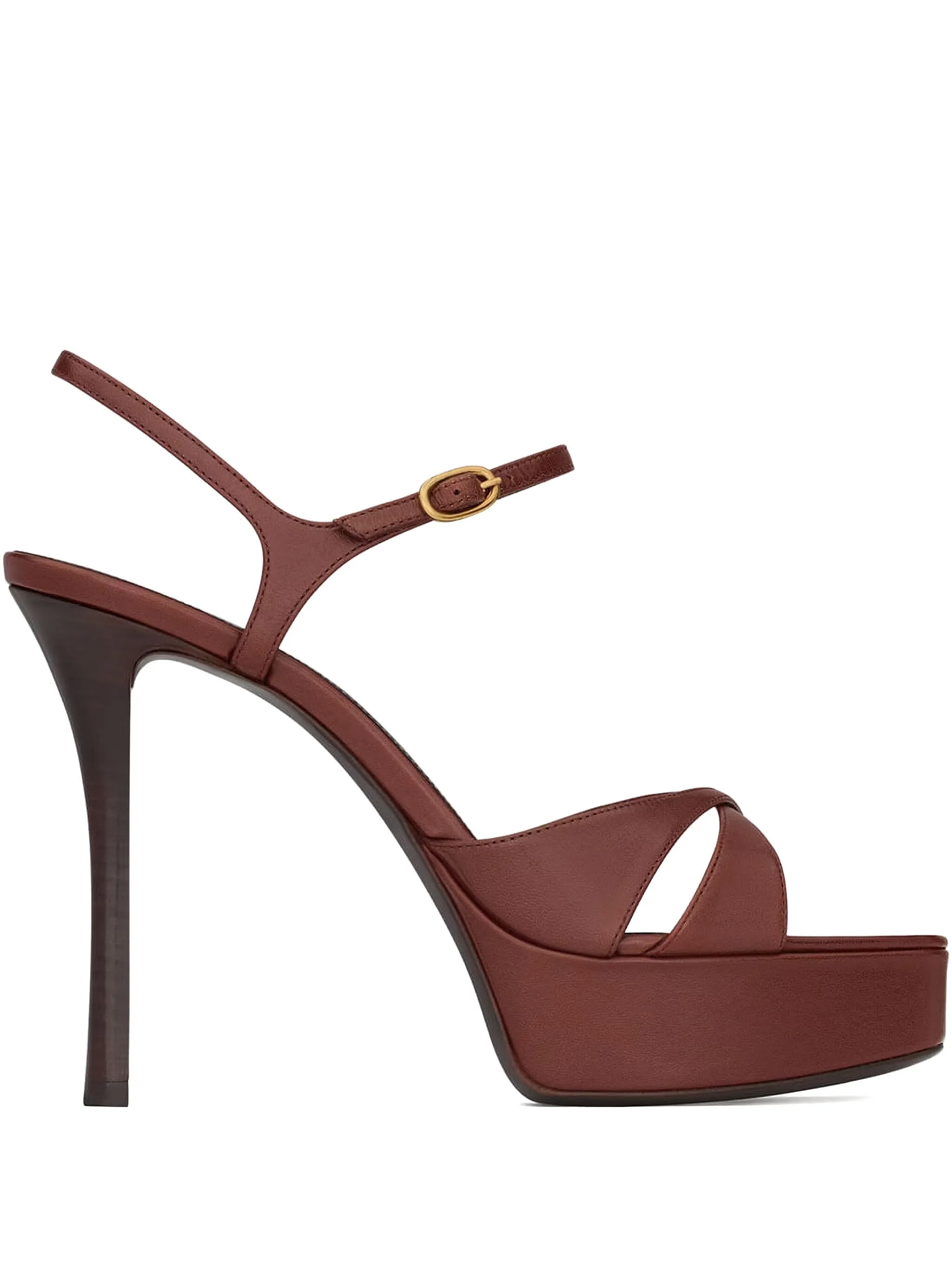 Босоножки Debbie 85 Saint Laurent, коричневый