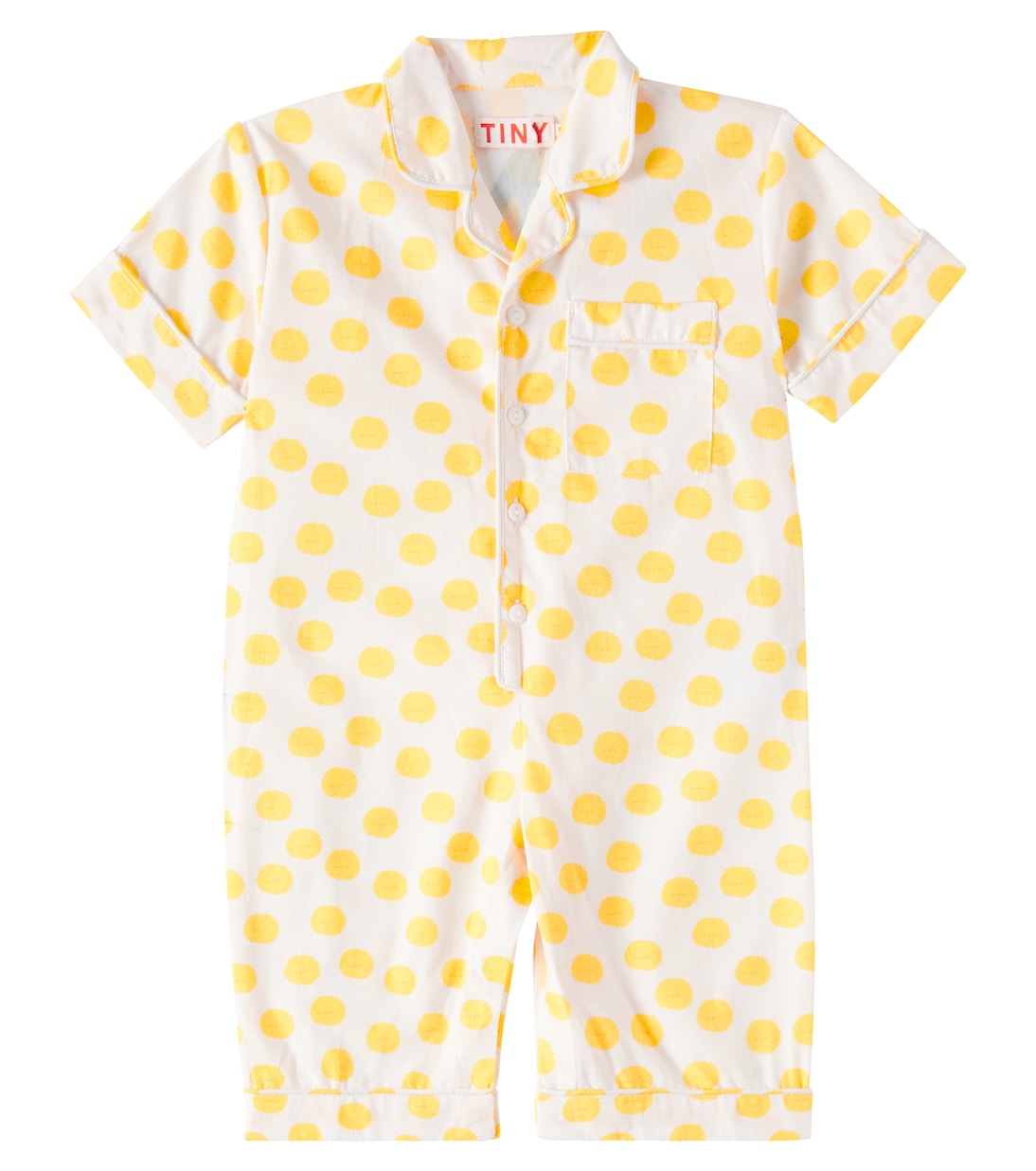 

Хлопковый комбинезон Baby Sun Tinycottons, Off-White