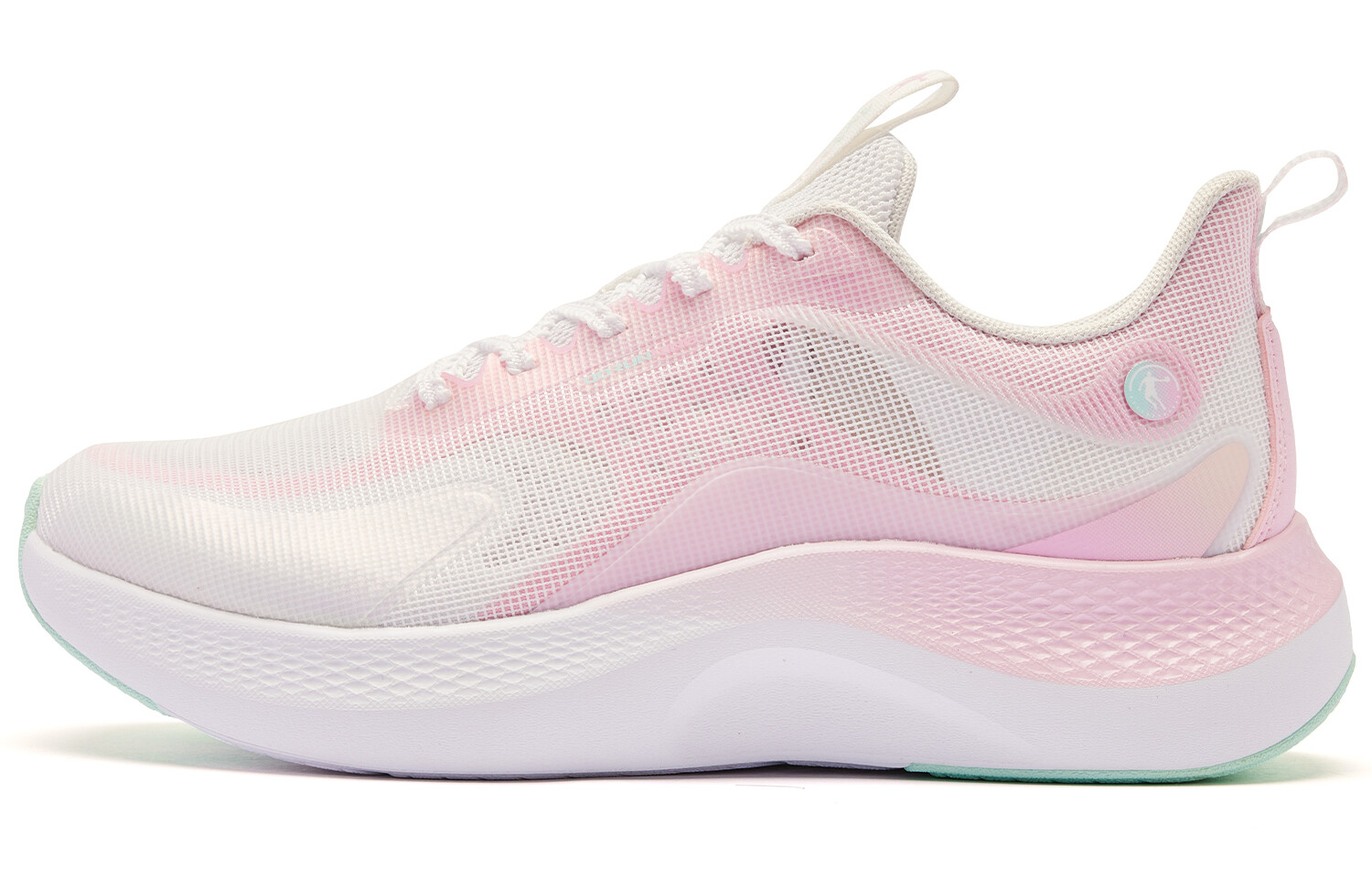 

Кроссовки женские Joy Bullet 2.0 с низким верхом White Thistle Pink Qiaodan