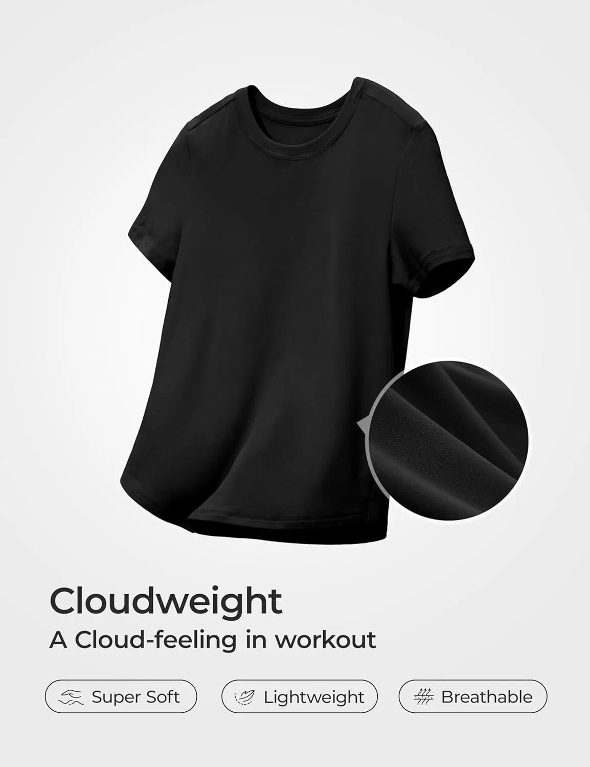 Футболка Cloudweight, CRZ YOGA, Black — фото 3
