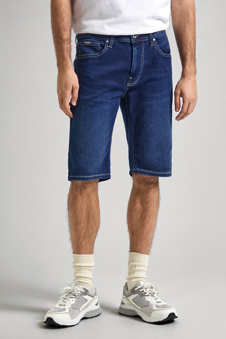 

Джинсовые шорты-бермуды с 5 карманами Pepe Jeans London, синий