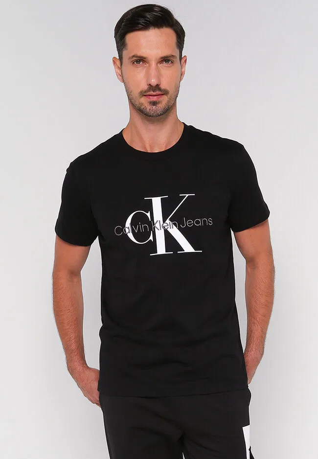 Футболка с коротким рукавом, Calvin Klein Jeans, черный