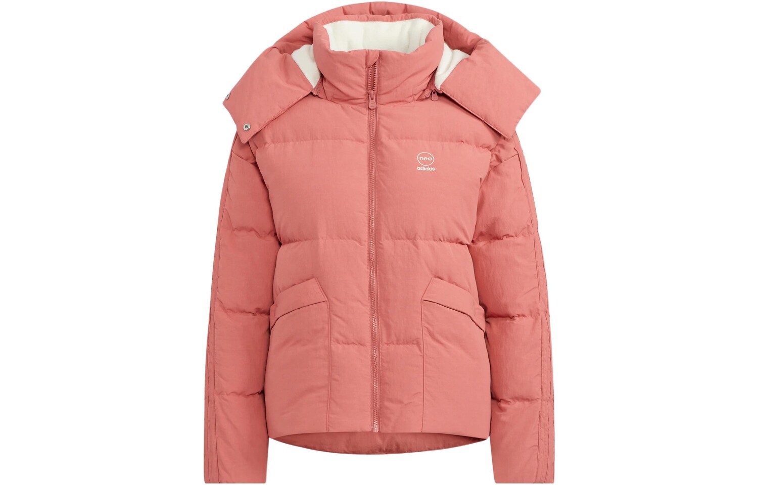 

Пуховик женский красный Adidas Neo