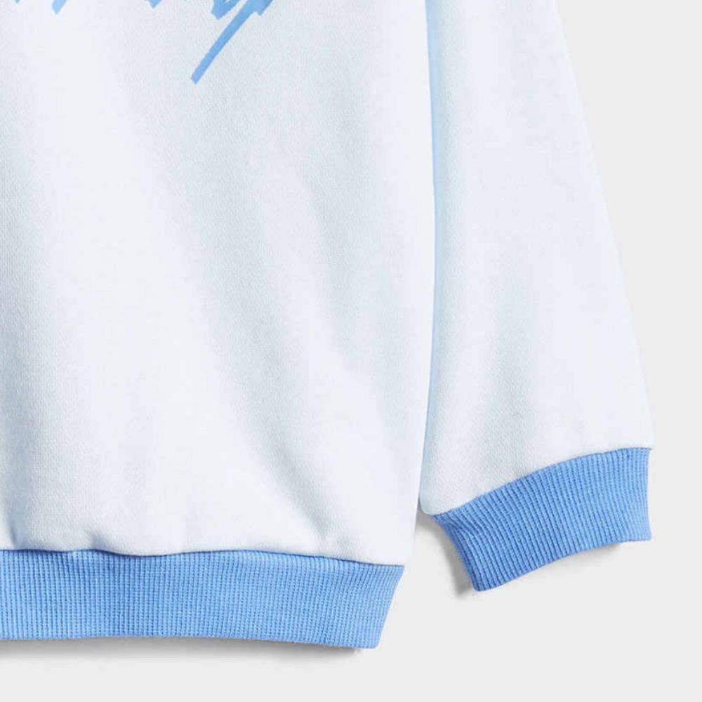Adidas Повседневная спортивная одежда небесно-голубого/счастливого синего цвета для младенцев и малышей — фото 4