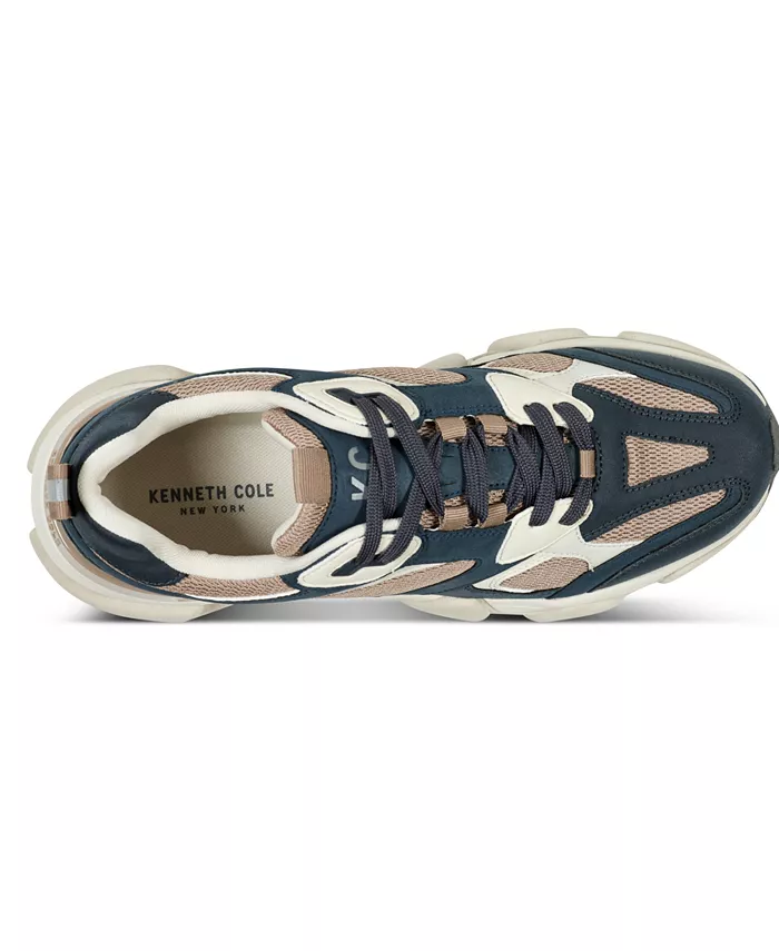 Мужские кроссовки Alder Kenneth Cole New York, загар/бежевый — фото 4