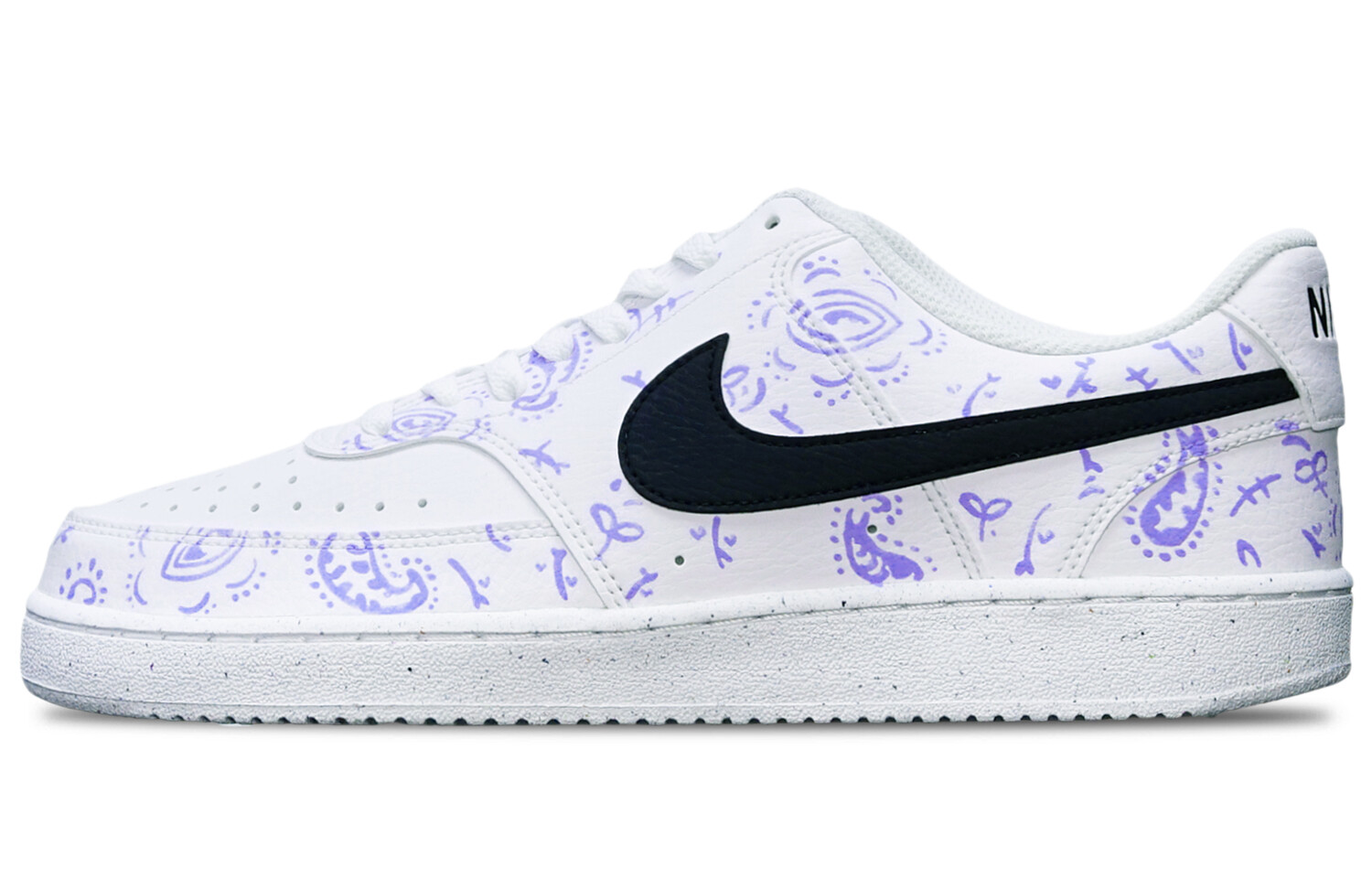 

Кроссовки Nike Court Vision 1, черный/лиловый