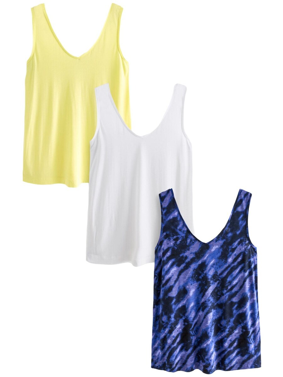 

Майка Next Top, цвет blue/yellow/white