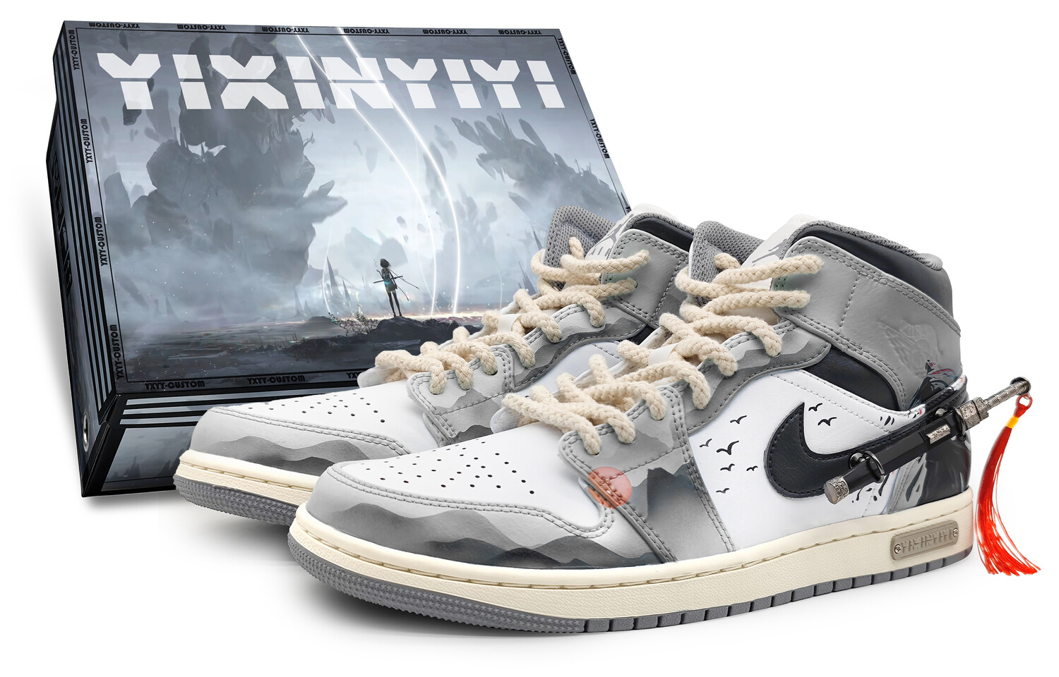 

Кроссовки Air JORDAN 1 Vintage Basketball Shoes Men High-Top Black White, Белый, Кроссовки Air JORDAN 1 Vintage Basketball Shoes Men High-Top Black White