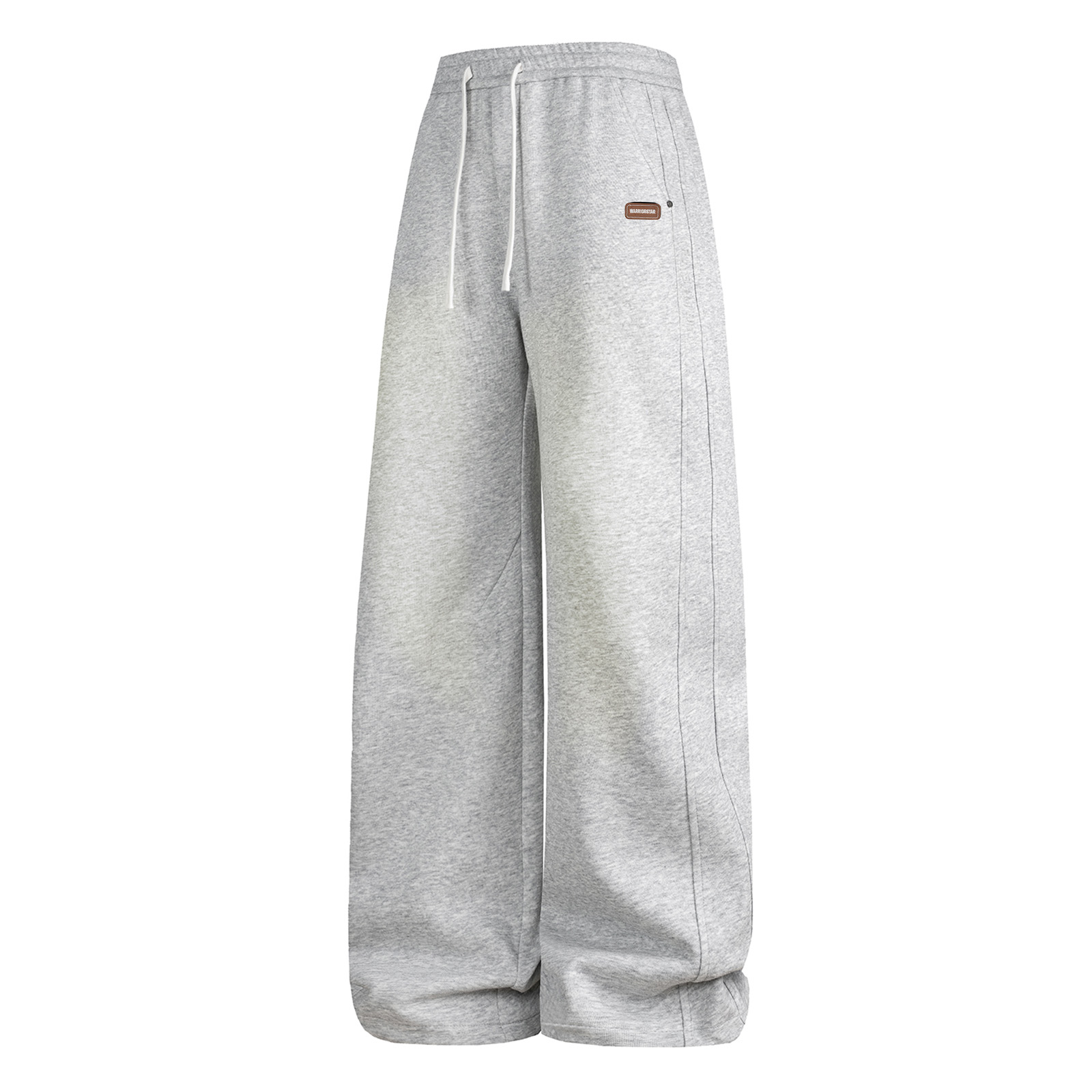 

Повседневные брюки Unisex Moderate Straight Fit WARRIOR, heather серый[free diy badge]