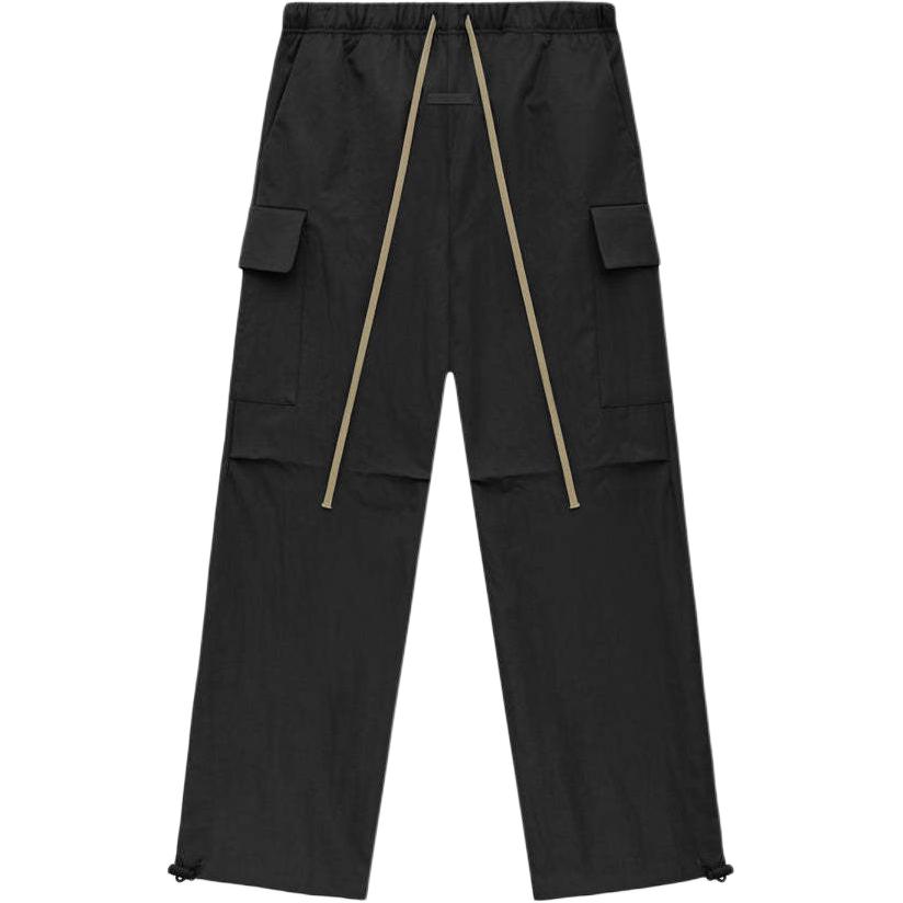Текстурированные нейлоновые полевые брюки Fear Of God Essentials, Обсидиановый черный/Черный — фото 2