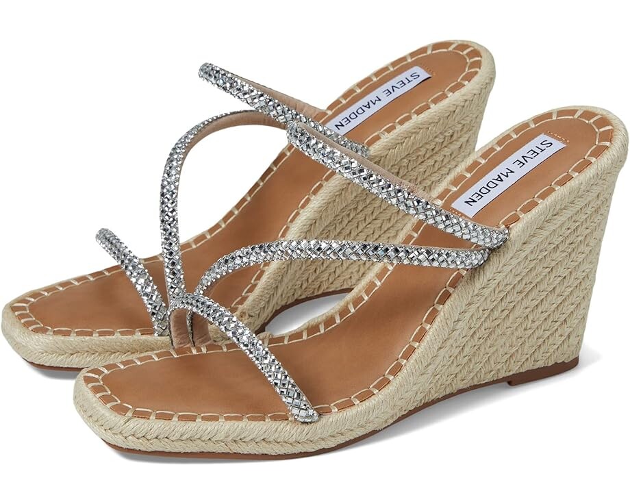 Туфли Steve Madden Incharge Wedge Sandal, цвет Rhinestone