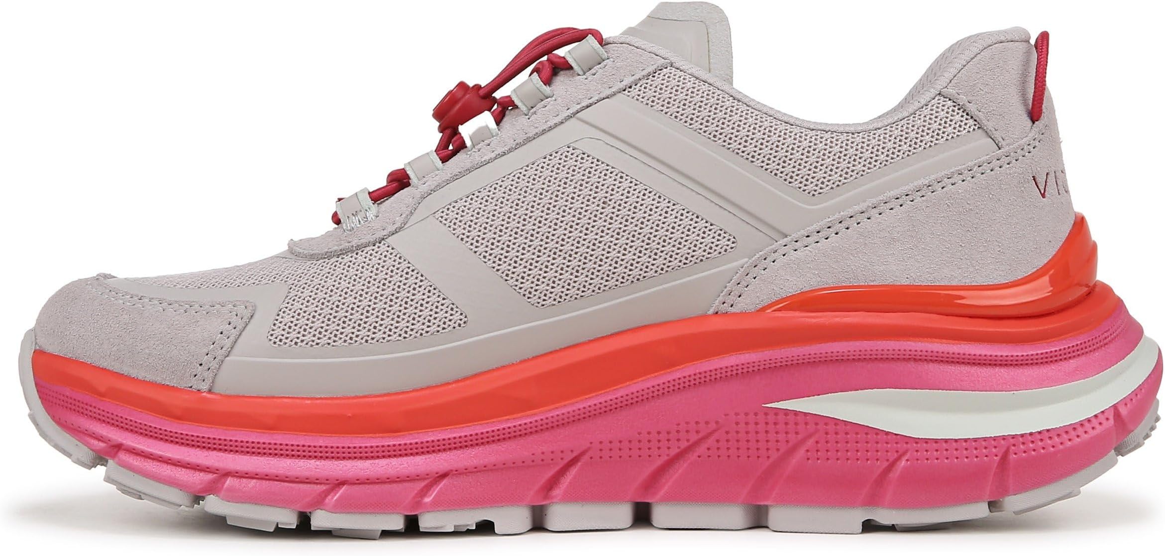 Кроссовки VIONIC Walk Max Sierra, Soft Oyster/Magenta Leather — фото 4