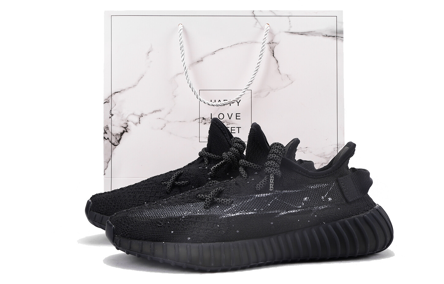 

Кроссовки adidas originals Yeezy Boost 350 Lifestyle Shoes Unisex Low-top Black, черный