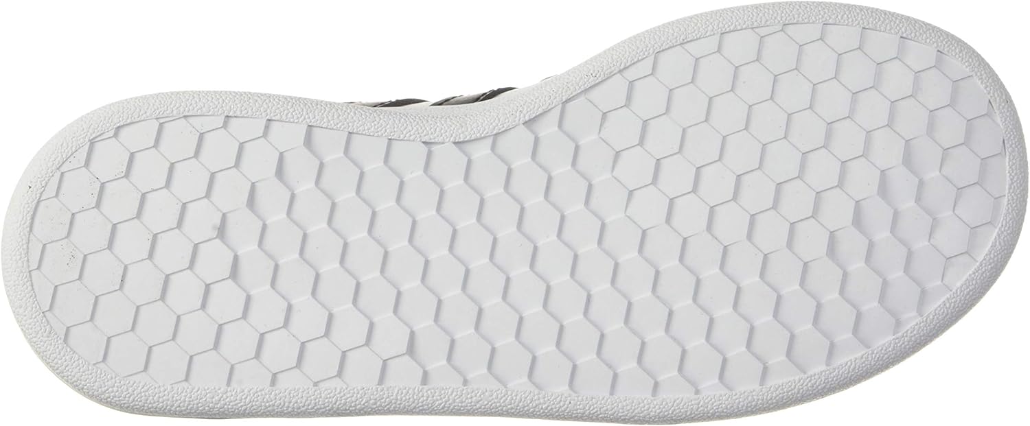 Кроссовки Adidas Kids' Grand Court 2.0, белый/черный — фото 4