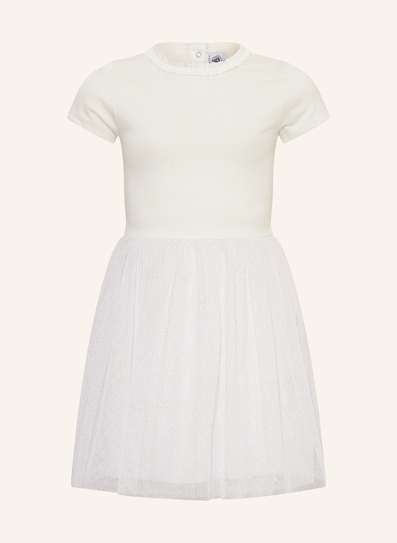 

Платье из смеси материалов Petit Bateau, мультиколор