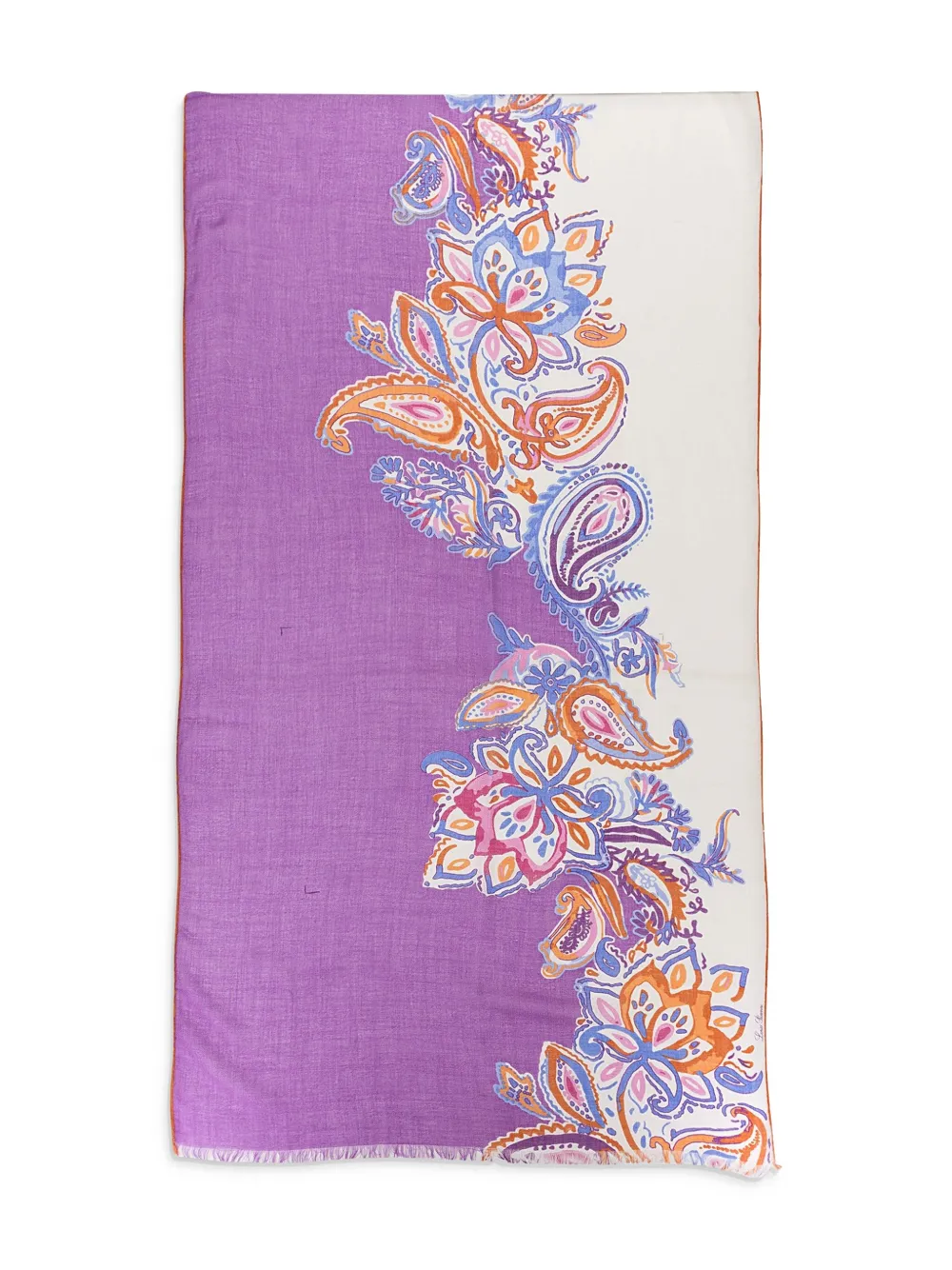 

Шарф с принтом пейсли Loro Piana, фиолетовый