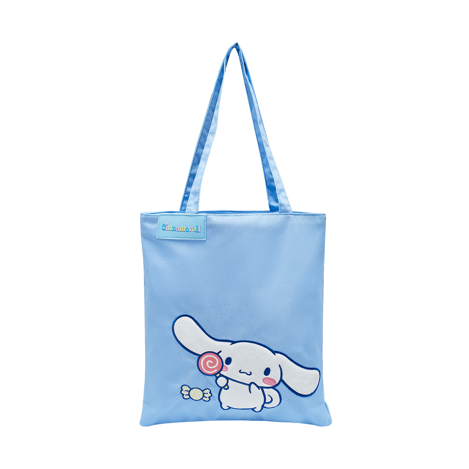 

Sanrio Югей Собака Хлопковая женская сумка через плечо Голубая, Blue