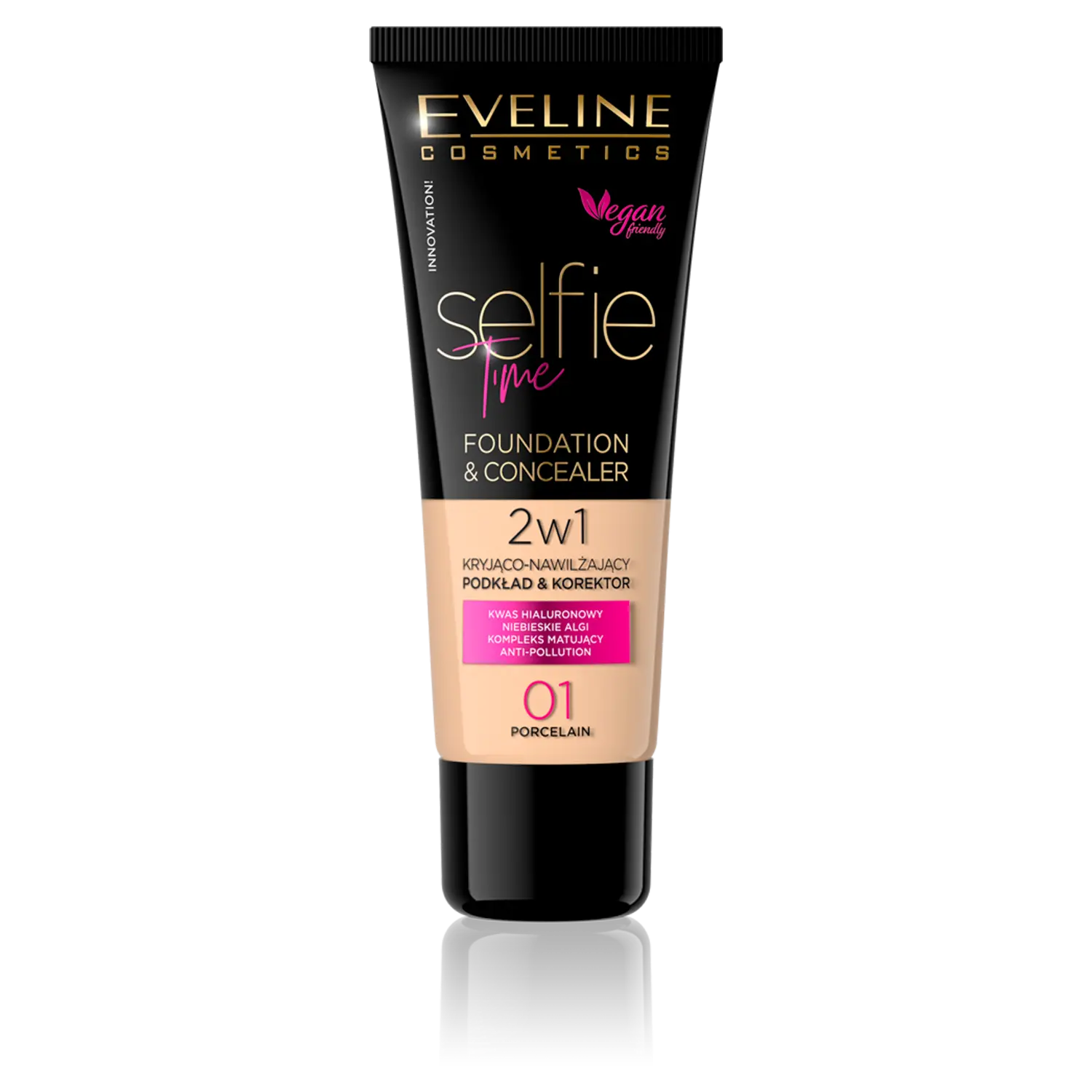 

Фарфоровый тональный крем для лица Eveline Cosmetics Selfie Time, 30 мл