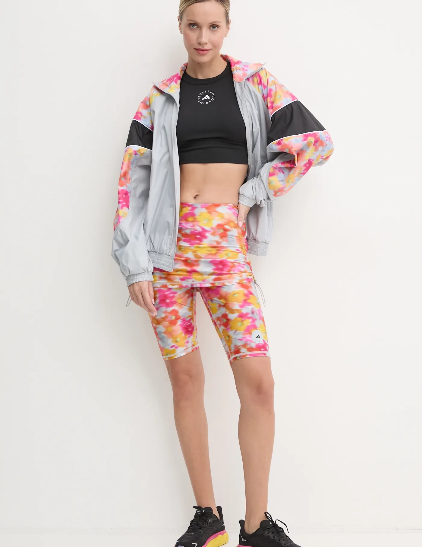 Треккинговый костюм с длинным рукавом TrueStrenght adidas by Stella McCartney, черный — фото 3