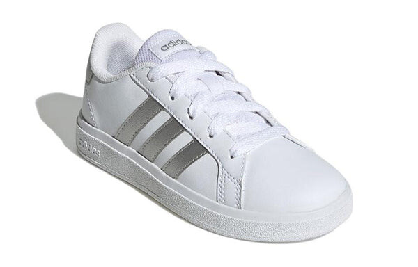 Кроссовки grand court 2.0 lifestyle tennis shoes 'white matte silver' Adidas, белый — фото 3