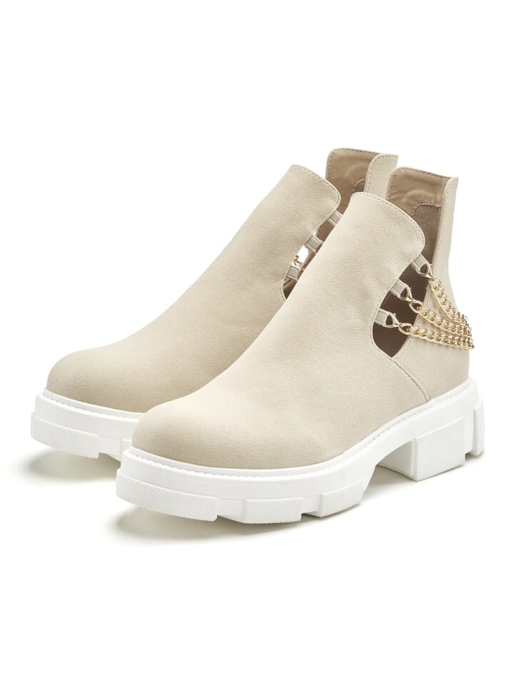 

Ботильоны LASCANA, цвет beige/weiß