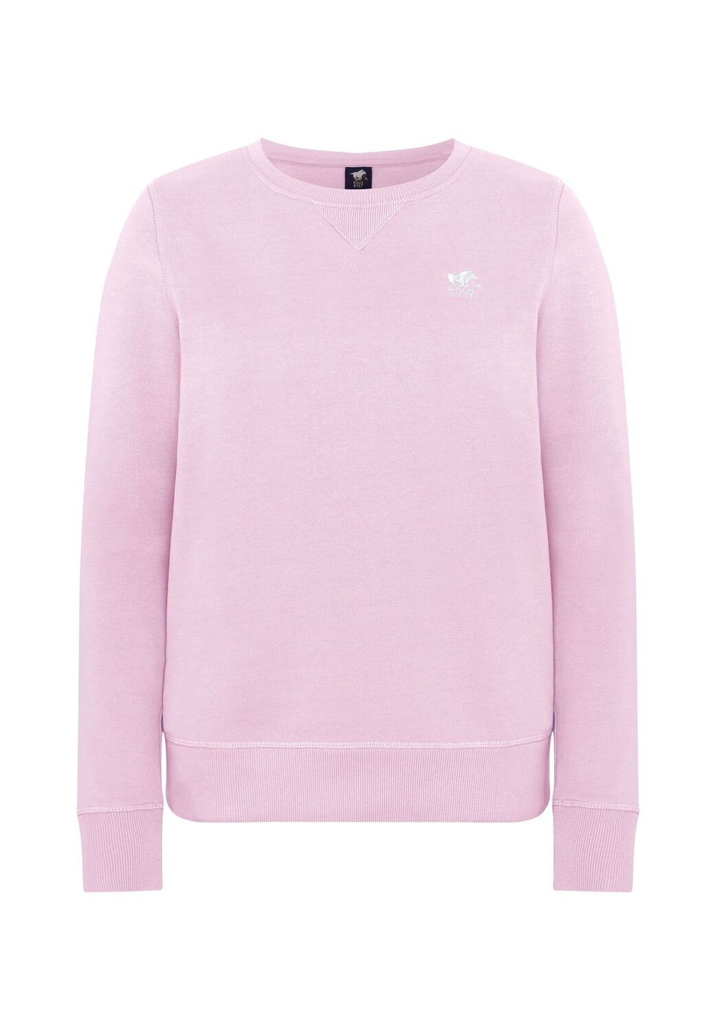 

Свитер с вышивкой этикеток POLO SYLT, цвет Pink Lady