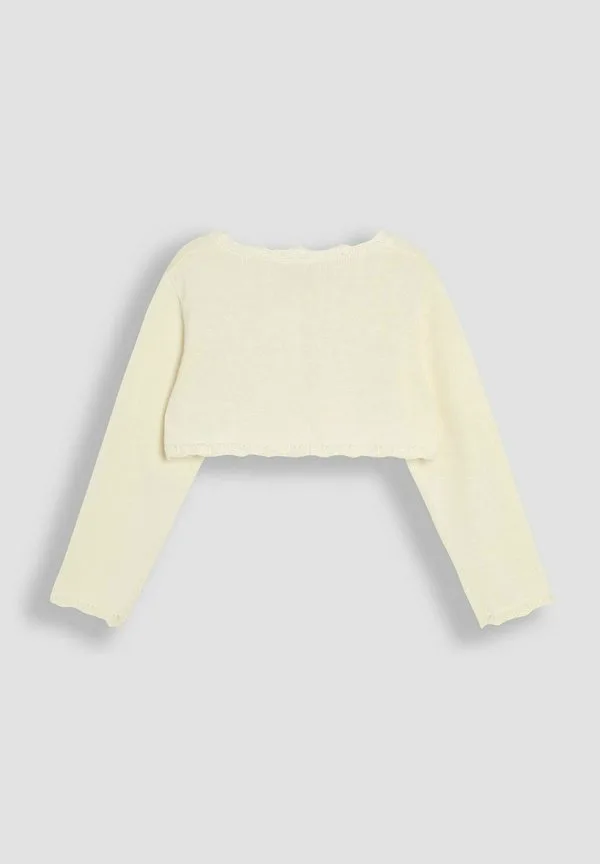 Кардиган с цветочным принтом, стандартного кроя. Jojo Maman Bébé, Cream — фото 2